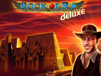 Book of Ra Deluxe slot logo Book of Ra Deluxe slot logo